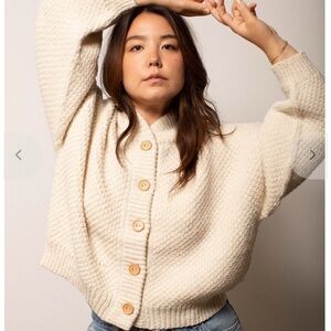 Wol Hide alpaca cardigan